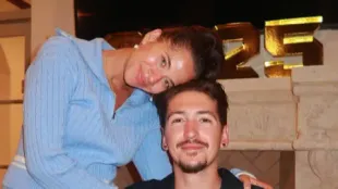 Hunter Fieri and Tara Bernstein (Image via Instagram/@hunterfieri)