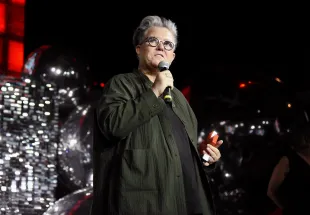 Rosie O’Donnell accepts the Icon Award onstage during The Queerties 2024 on March 12, 2024 in Hollywood, California (Image via Getty)