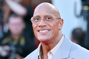 Dwayne Johnson attends "The Smashing Machine" red carpet during the 82nd Venice International Film Festival on September 01, 2025 in Venice, Italy. (Photo by Dominique Charriau/WireImage)