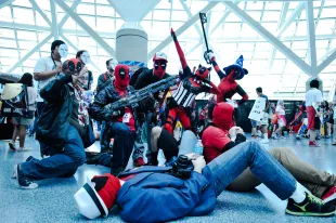 A representative image of an anime convention