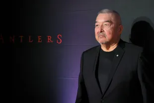 NEW YORK, NEW YORK - OCTOBER 25: Graham Greene attends the "Antlers" Special Screening at Regal Essex Crossing on October 25, 2021 in New York City. (Photo by Michael Loccisano/Getty Images)