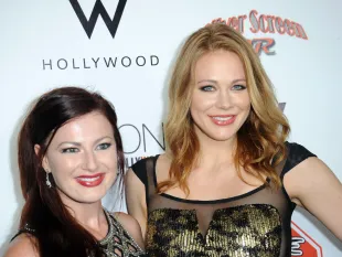 Reality star Rachel Reilly of 'Big Brother' and actress Maitland Ward (Image via Getty)