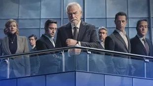 A scene from Succession (Image via X/@HBO)