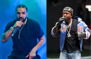 Drake’s “Who Was It” Title Sparks Speculation Amid Kendrick Lamar Feud ( Images via Getty)