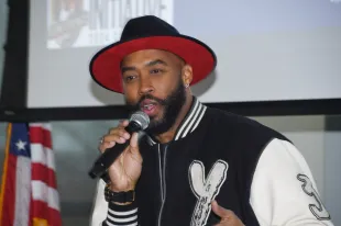 Montell Jordan was diagnosed with stage 1 prostate cancer in January 2024 (Carlos Holmes/Delaware State University via Getty Images)