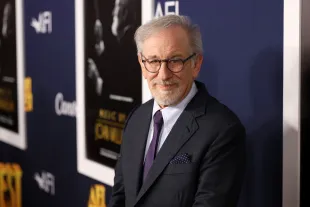 HOLLYWOOD, CALIFORNIA - OCTOBER 23: Steven Spielberg attends the Music by John Williams AFI Fest Opening Night Premiere  at TCL Chinese Theatre in Hollywood, California on October 23, 2024. (Photo by Jesse Grant/Getty Images for Disney)