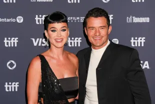 TORONTO, ONTARIO - SEPTEMBER 5 :   Katy Perry and Orlando Bloom attend the premiere of 'The Cut' during the 2024 Toronto International Film Festival at Princess of Wales Theatre on September 5, 2024 in Toronto, Ontario. (Photo by Mert Alper Dervis/Anadolu via Getty Images)