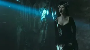 Catherine Zeta-Jones as Morticia Addams in Wednesday Season 2