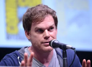 Actor Michael C. Hall speaks onstage at Showtime's "Dexter" panel during Comic-Con International 2013 at San Diego Convention Center.  (Photo by Albert L. Ortega/Getty Images)