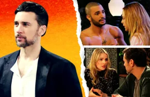 Clockwise from left, Cane, Holden, Claire, Daniel and Tessa on The Young and the Restless
