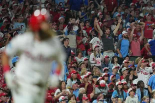 A fan incident during the Philadelphia Phillies' game versus the Miami Marlins went viral [Representational Image] (Image viaMitchell Leff/Getty Images)