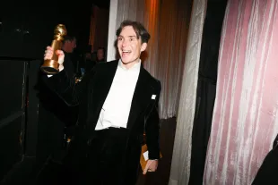 Cillian Murphy at the 81st Golden Globe Awards held at the Beverly Hilton Hotel on January 7, 2024 in Beverly Hills, California. (Photo by Michael Buckner/Golden Globes 2024/Golden Globes 2024 via Getty Images)