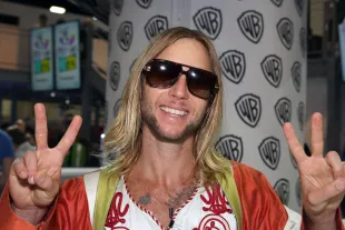 SAN DIEGO, CA - JULY 27:  In this handout photo provided by Warner Bros, Greg Cipes of "Teen Titans Go!" attend Comic-Con International 2014  on July 27, 2014  in San Diego, California. (Photo by Chris Frawley/Warner Bros. Entertainment Inc. via Getty Images)