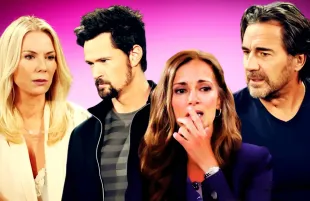 Brooke, Thomas, Taylor and Ridge on The Bold and the Beautiful