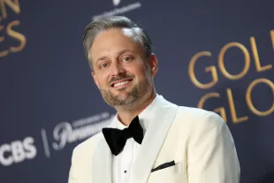 Nate Bargatze poses in the press room during the 82nd Annual Golden Globe Awards at The Beverly Hilton on January 05, 2025 in Beverly Hills, California.  (Photo by Matt Winkelmeyer/WireImage)