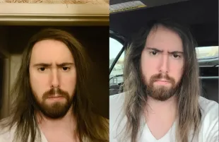 Asmongold addressed his break on another video last month (Images via Instagram/asmongold)