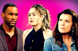 Carter, Hope and Sheila from The Bold and the Beautiful