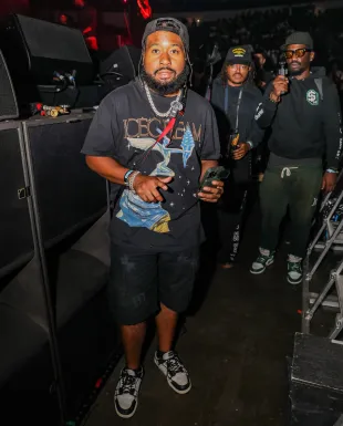 DALLAS, TEXAS - SEPTEMBER 1: DJ Akademiks attends NBA YoungBoy's MASA Tour at American Airlines Center on September 1, 2025 in Dallas, Texas. (Photo by Thaddaeus McAdams/Getty Images)