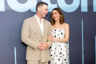 LOS ANGELES, CALIFORNIA - JULY 30: (L-R) Luke Macfarlane and Rose Byrne attend the premiere of Apple TV+'s 'Platonic' Season 2 at Hammer Museum on July 30, 2025 in Los Angeles, California. (Photo by Emma McIntyre/WireImage)