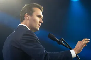 Turning Point USA executive director Charlie Kirk (Photo by Rebecca Noble/Getty Images)