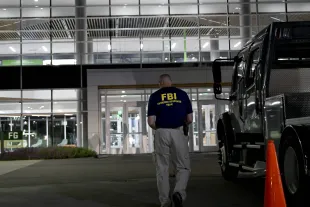 FBI releases photos of the new person of interest in connection with the shooting of conservative activist Charlie Kirk (Image via Tayfun Coskun/Anadolu via Getty Images)