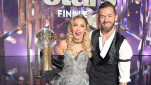 Dancing with the Stars season 29 winner Kaitlyn Bristowe with her partner Artem Chigvintsev. (Image via ABC)