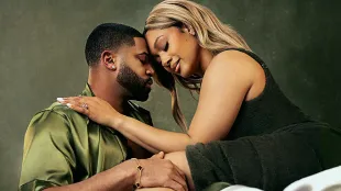 Zatima season 4: Devale Ellis and Crystal Hayslett as Zac and Fatima. Image via BET Plus