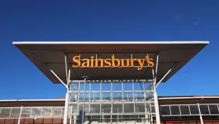 WARRINGTON, ENGLAND - DECEMBER 13: A general view outside an Sainsbury's store on December 13, 2023 in Warrington, United Kingdom. (Photo by Nathan Stirk/Getty Images)