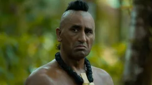 Cliff Curtis as Keōua in Chief of War, now streaming on Apple TV+.