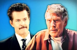 Ted King, on the left, paid homage to the late Robert Redford