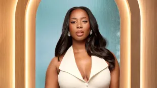 Cynthia from Love Is Blind: France (Image via Tudum by Netflix)
