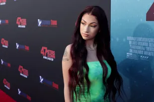 Bhad Bhabie has previously claimed that Le Vaughn hit her multiple times (Image via Getty)