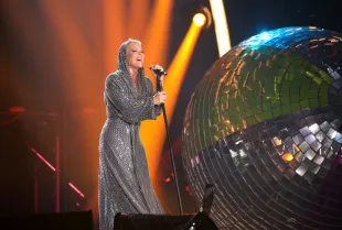 Pink slammed online over alleged remarks about Charlie Kirk. (Image by Kevin Mazur/Getty Images)