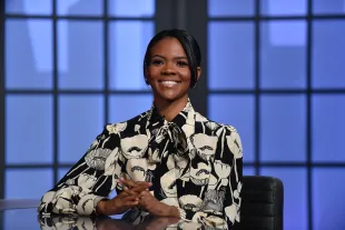 NASHVILLE, TENNESSEE - SEPTEMBER 07: Candace Owens is seen on set of "Candace" on September 07, 2021 in Nashville, Tennessee. This taping marks the first time that the show was filmed and aired in the same day. (Photo by Jason Davis/Getty Images)