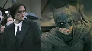 Robert Pattinson as Batman in The Batman (2022)