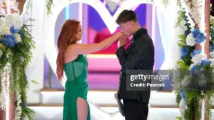 Love Island Games star Isaiah Campbell with his ex girlfriend Sydney Paight (Image via Getty)