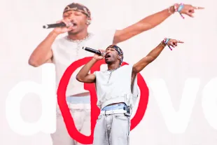MANCHESTER, TENNESSEE - JUNE 15: d4vd performs during 2024 Bonnaroo Music & Arts Festival on June 15, 2024 in Manchester, Tennessee. (Photo by Erika Goldring/Getty Images)