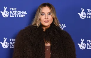LONDON, ENGLAND - DECEMBER 04: Perrie Edwards attends The National Lottery New Year's Eve Big Bash 2024 at OVO Arena Wembley on December 04, 2024 in London, England. (Photo by Jeff Spicer/Getty Images for The National Lottery)