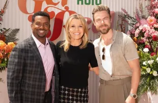 Vanna White with Alfonso Ribeiro and Derek Hough (Image via Instagram/@officialvannawhite)