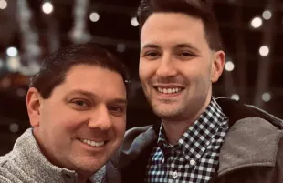 Joe Bird and his partner Jarrod Martin (Image via Facebook/Jarrod Martin)