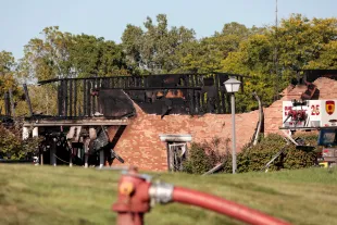 David Butler launched a GiveSendGo for the family deceased shooter, who allegedly attacked worshippers at The Church of Jesus Christ of Latter-day Saints on September 28, 2025 in Grand Blanc, Michigan (Image via Bill Pugliano/Getty Images)