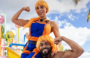Gabby and Johnny from Love Island Games season 2 (Image via Instagram/@loveislandusa)