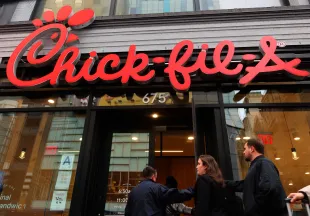 A Chick-fil-A restaurant (Photo by Gary Hershorn/Getty Images)