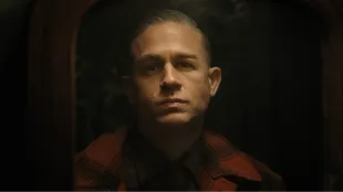 Charlie Hunnam as Ed Gein in Monster: The Ed Gein Story. Image: ©Netflix / Courtesy Netflix.