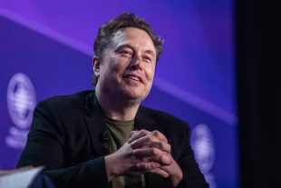 The fake claim of Elon Musk contributing the non-existent Charlie Kirk Memorial Fund recently went viral (Image via Apu Gomes/Getty Images)
