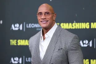 BERLIN, GERMANY - SEPTEMBER 22: Dwayne Johnson attends "The Smashing Machine" premiere at Zoo Palast on September 22, 2025 in Berlin, Germany. (Photo by Gerald Matzka/Getty Images)