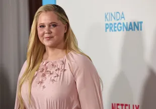 NEW YORK, NEW YORK - FEBRUARY 03: Amy Schumer attends Netflix's "Kinda Pregnant" New York Premiere at Paris Theater on February 03, 2025 in New York City. (Photo by Jamie McCarthy/Getty Images)