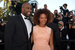Teddy Riner and his partner Luthna (Image via Getty)