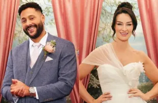 Bailey and Rebecca from Married at First Sight UK (Image via Channel 4)