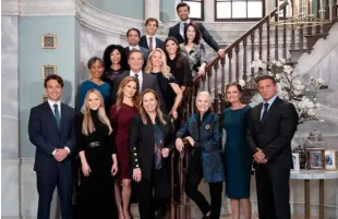 Quartermaine family and their friends on General Hospital